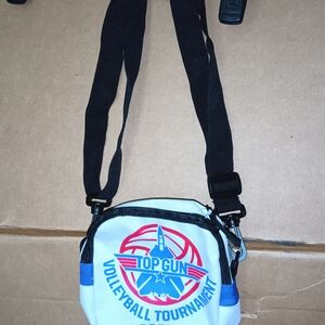 Top Gun White and Blue Belt Bag
